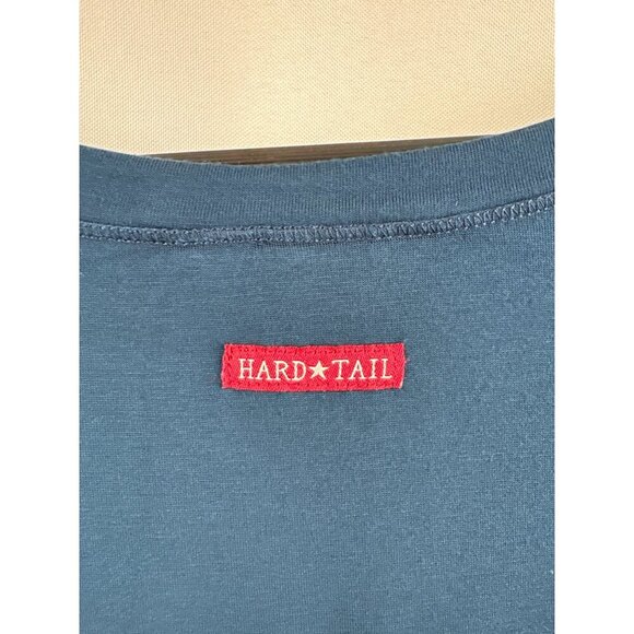 Women’s Hard Tail Size XS Navy Short Sleeve Shirt - Picture 4 of 6
